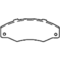 1989 Eagle Medallion Brake Pad Set Bendix 1989 Eagle Medallion Brake Pad Set Bendix