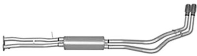 2000 Chevrolet C2500 Dual Sport Aluminized Cat-back Exhaust Systems