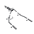 2006 Toyota Tundra Exhaust System Magnaflow 2006 Toyota Tundra Exhaust System Magnaflow