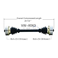 1989 Merkur XR4Ti Axle Shaft Surtrack 1989 Merkur XR4Ti Axle Shaft Surtrack